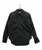 TOGA TOOトーガ・トゥ）の古着「Cotton plaid shirt」｜グリーン