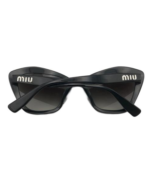 MIU MIU（ミュウミュウ）MIU MIU (ミュウミュウ) キャットアイサングラス ブラック サイズ:55□20の古着・服飾アイテム