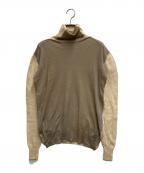 DRIES VAN NOTENドリスヴァンノッテン）の古着「メリノウールタートルネックニット」｜ベージュ