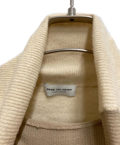 DRIES VAN NOTEN（ドリスヴァンノッテン）DRIES VAN NOTEN (ドリスヴァンノッテン) メリノウールタートルネックニット ベージュ サイズ:表記なしの古着・服飾アイテム