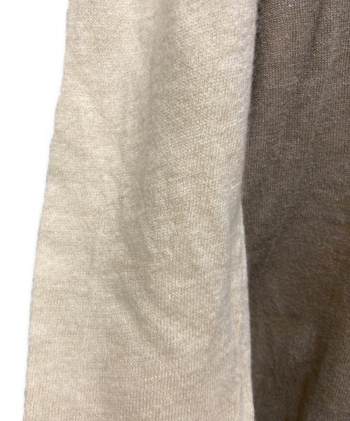 DRIES VAN NOTEN（ドリスヴァンノッテン）DRIES VAN NOTEN (ドリスヴァンノッテン) メリノウールタートルネックニット ベージュ サイズ:表記なしの古着・服飾アイテム