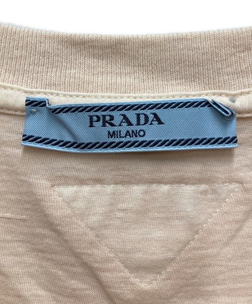PRADA（プラダ）PRADA (プラダ) 半袖Tシャツ ピンク サイズ:Sの古着・服飾アイテム