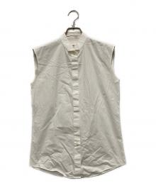 Maison Margiela（メゾンマルジェラ）の古着「ノースリーブシャツ」｜ホワイト