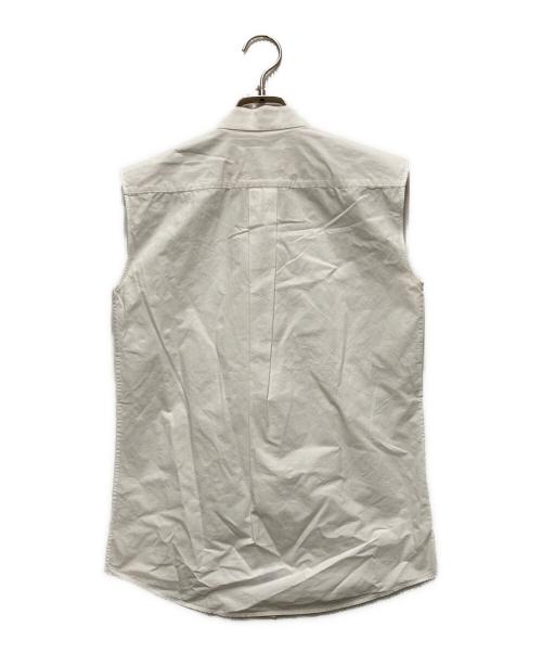 Maison Margiela（メゾンマルジェラ）Maison Margiela (メゾンマルジェラ) ノースリーブシャツ ホワイト サイズ:36の古着・服飾アイテム