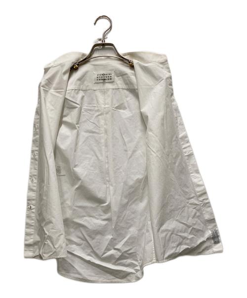 Maison Margiela（メゾンマルジェラ）Maison Margiela (メゾンマルジェラ) ノースリーブシャツ ホワイト サイズ:36の古着・服飾アイテム