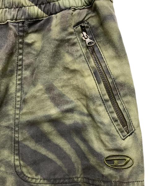 DIESEL（ディーゼル）DIESEL (ディーゼル) O-MIRTOWカーゴスカート グリーン サイズ:38の古着・服飾アイテム