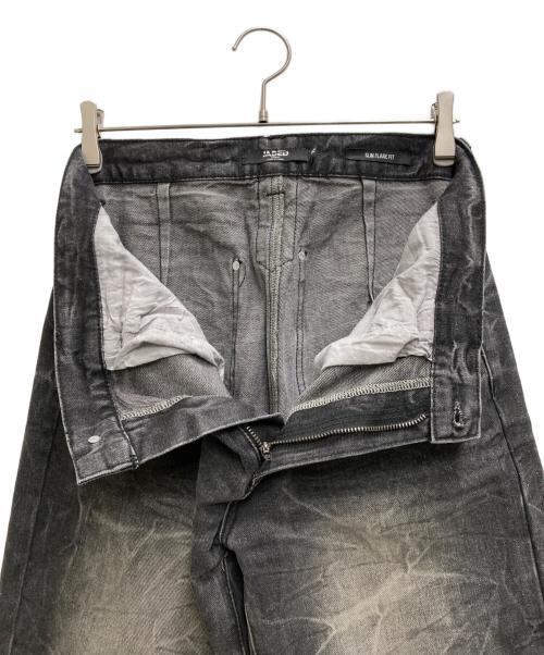 Jaded London（ジェイデッドロンドン）JADED LONDON (ジェイデッドロンドン) フレアエイジングデニムパンツ ブラック サイズ:W32の古着・服飾アイテム