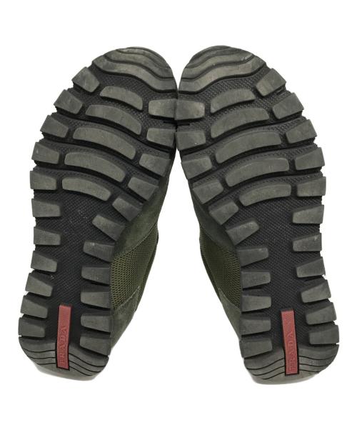 PRADA SPORTS（プラダスポーツ）PRADA SPORTS (プラダスポーツ) スエード切替スニーカー グリーン サイズ:7 1/2の古着・服飾アイテム