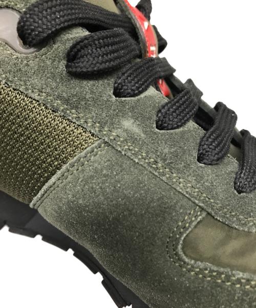 PRADA SPORTS（プラダスポーツ）PRADA SPORTS (プラダスポーツ) スエード切替スニーカー グリーン サイズ:7 1/2の古着・服飾アイテム