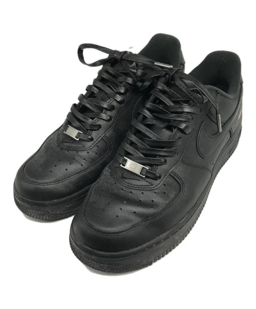 NIKE（ナイキ）NIKE (ナイキ) Supreme (シュプリーム) AIR FORCE 1 LOW SP ブラック サイズ:US 9の古着・服飾アイテム