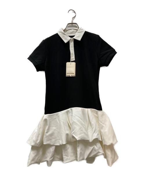 THE TOE（ザ・トゥー）THE TOE (ザ・トゥー) Hydra Polo Onepiece ブラック×ホワイト サイズ:Sの古着・服飾アイテム
