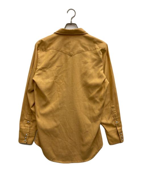 Wrangler（ラングラー）Wrangler (ラングラー) 60-70sウエスタンシャツ イエロー サイズ:15-33の古着・服飾アイテム