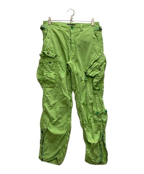 POLO RALPH LAUREN（ポロ・ラルフローレン）POLO RALPH LAUREN (ポロ・ラルフローレン) リップトップマルチカーゴパンツ グリーン サイズ:81cm (W32)の古着・服飾アイテム