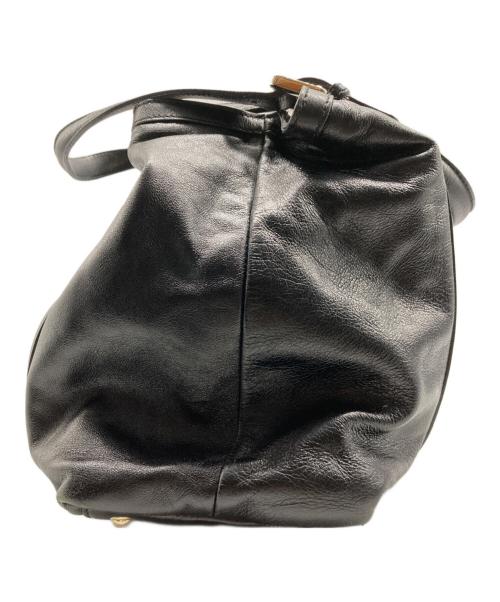 GUCCI（グッチ）GUCCI (グッチ) GGスプリーム ショルダーバッグ ブラックの古着・服飾アイテム