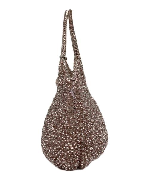 ANTEPRIMA（アンテプリマ）ANTEPRIMA (アンテプリマ) ラウンド横型ワイヤーハンドバッグ ピンクの古着・服飾アイテム