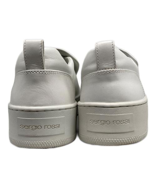 sergio rossi（セルジオロッシ）sergio rossi (セルジオロッシ) プラットフォーム シューズ スニーカー ホワイト サイズ:38の古着・服飾アイテム
