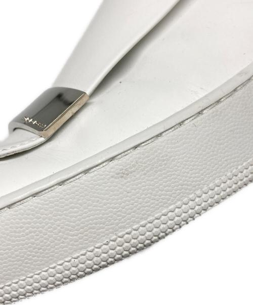 sergio rossi（セルジオロッシ）sergio rossi (セルジオロッシ) プラットフォーム シューズ スニーカー ホワイト サイズ:38の古着・服飾アイテム