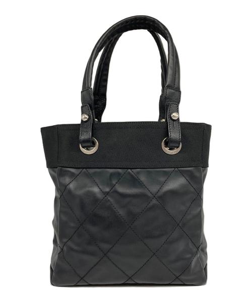 CHANEL（シャネル）CHANEL (シャネル) パリビアリッツPM ブラック サイズ:FREEの古着・服飾アイテム
