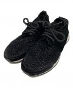 CHANELシャネル）の古着「ココマークファブリックスニーカー」｜ブラック