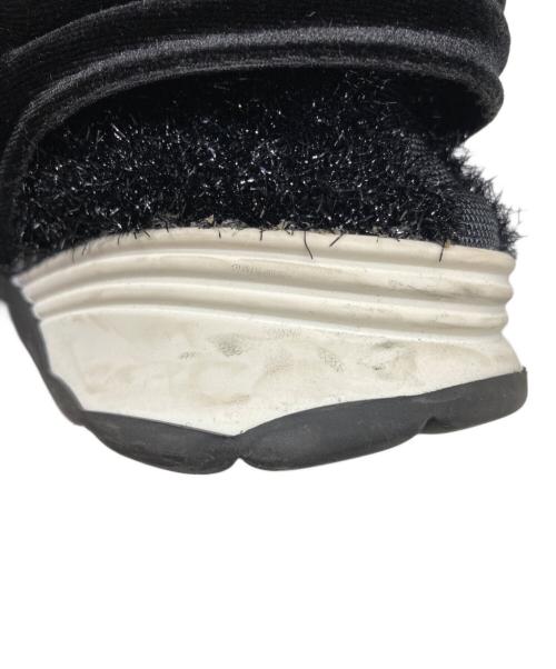 CHANEL（シャネル）CHANEL (シャネル) ココマークファブリックスニーカー ブラック サイズ:37の古着・服飾アイテム