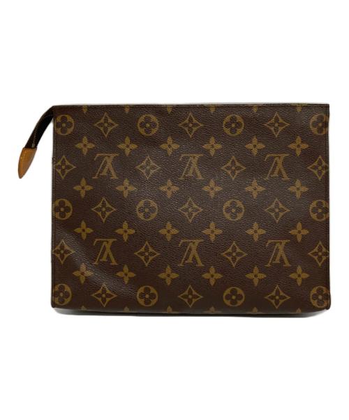 LOUIS VUITTON（ルイ ヴィトン）LOUIS VUITTON (ルイ ヴィトン) クラッチバッグ ブラウンの古着・服飾アイテム