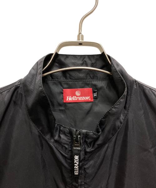 HELLRAZOR（ヘルレイザー）HELLRAZOR (ヘルレイザー) ナイロンジャケット ブラック サイズ:XLの古着・服飾アイテム