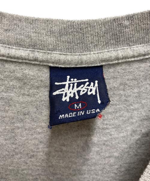 stussy（ステューシー）stussy (ステューシー) 90s フォトプリントtシャツ グレー サイズ:Mの古着・服飾アイテム