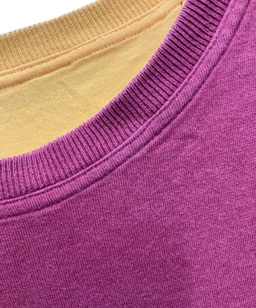 stussy（ステューシー）stussy (ステューシー) 00s ダブルフェイスtシャツ イエロー サイズ:不明の古着・服飾アイテム