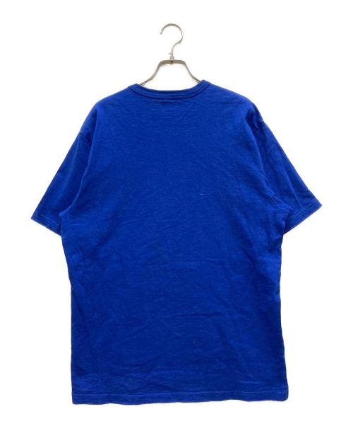 SUPREME（シュプリーム）Supreme (シュプリーム) タータンチェックロゴt ブルー サイズ:Mの古着・服飾アイテム
