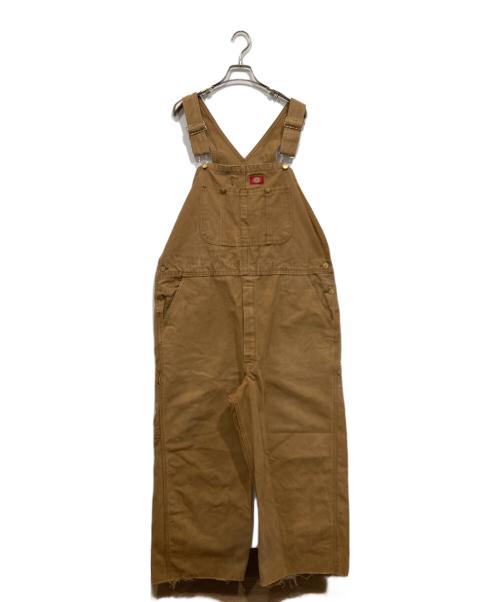 Dickies（ディッキーズ）Dickies (ディッキーズ) オーバーオール ブラウン サイズ:40×34（W40：101cm）の古着・服飾アイテム
