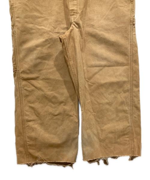 Dickies（ディッキーズ）Dickies (ディッキーズ) オーバーオール ブラウン サイズ:40×34（W40：101cm）の古着・服飾アイテム