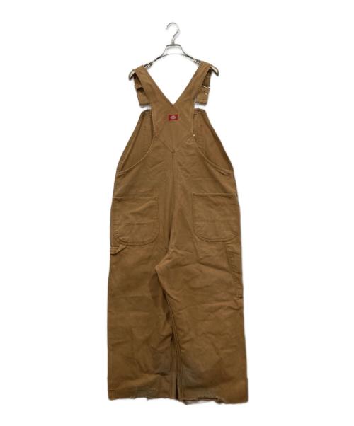 Dickies（ディッキーズ）Dickies (ディッキーズ) オーバーオール ブラウン サイズ:40×34（W40：101cm）の古着・服飾アイテム