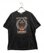 HARLEY-DAVIDSONハーレーダビッドソン）の古着「90s90周年アニバーサリーtシャツ」｜ブラック