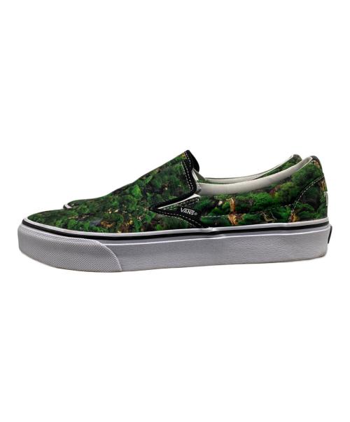 VANS（ヴァンズ）VANS (バンズ) TRADMAN'S BONSAI SLIP-ON グリーン サイズ:US 10の古着・服飾アイテム