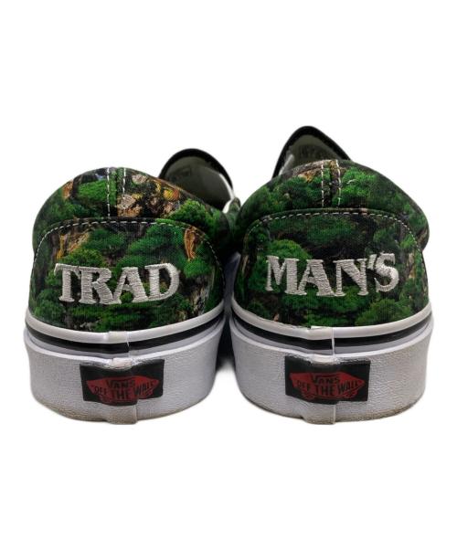 VANS（ヴァンズ）VANS (バンズ) TRADMAN'S BONSAI SLIP-ON グリーン サイズ:US 10の古着・服飾アイテム