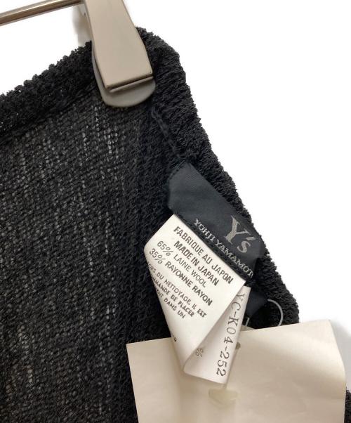 Y's（ワイズ）Y's (ワイズ) ウールレーヨンニットスカート ブラック サイズ:3の古着・服飾アイテム