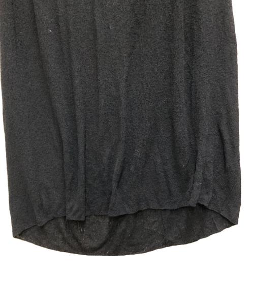 Y's（ワイズ）Y's (ワイズ) ウールレーヨンニットスカート ブラック サイズ:3の古着・服飾アイテム