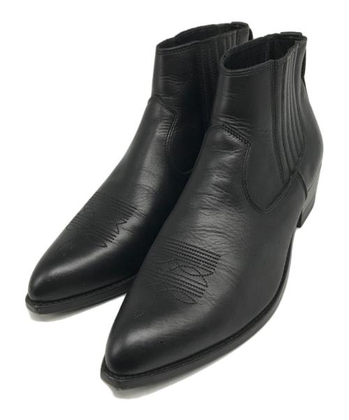 Hysteric Glamour（ヒステリックグラマー）Hysteric Glamour (ヒステリックグラマー) ウェスタンブーツ ブラック サイズ:9の古着・服飾アイテム