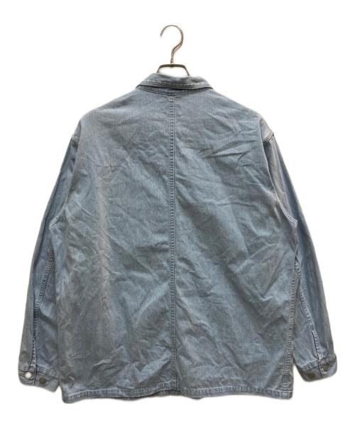 UNITED ARROWS & SONS（ユナイテッドアローズ アンド サンズ）UNITED ARROWS & SONS (ユナイテッドアローズ アンド サンズ) DENIM CHORE COAT インディゴ サイズ:Mの古着・服飾アイテム