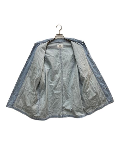 UNITED ARROWS & SONS（ユナイテッドアローズ アンド サンズ）UNITED ARROWS & SONS (ユナイテッドアローズ アンド サンズ) DENIM CHORE COAT インディゴ サイズ:Mの古着・服飾アイテム