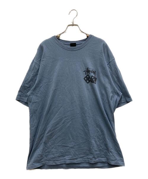 stussy（ステューシー）stussy (ステューシー) ダイスTEE ネイビー サイズ:Lの古着・服飾アイテム