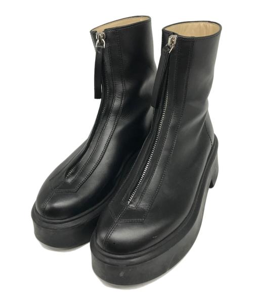 THE ROW（ザ ロウ）THE ROW (ザ ロウ) Zipped Boot ブラック サイズ:36 1/2の古着・服飾アイテム