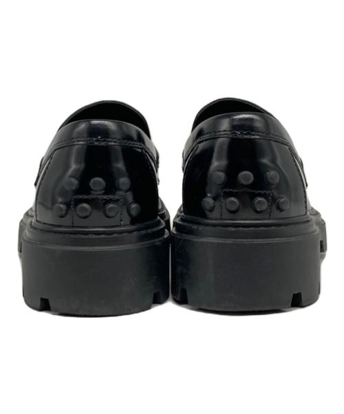 TOD'S（トッズ）TOD'S (トッズ) ゴマペザンテ ローファー ブラック サイズ:36の古着・服飾アイテム