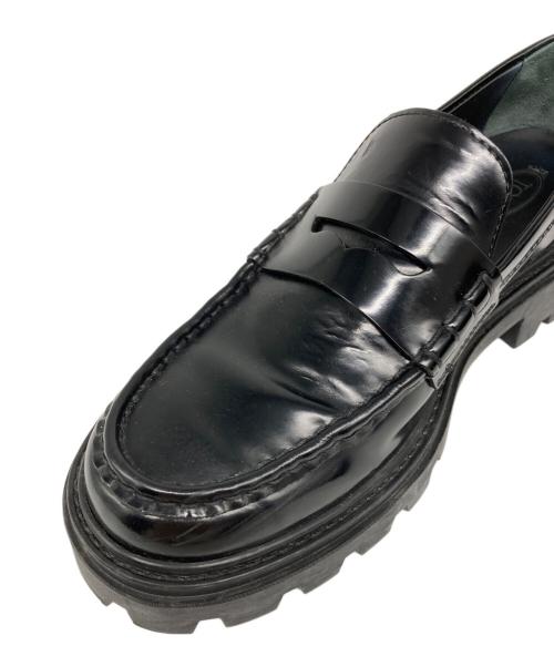 TOD'S（トッズ）TOD'S (トッズ) ゴマペザンテ ローファー ブラック サイズ:36の古着・服飾アイテム
