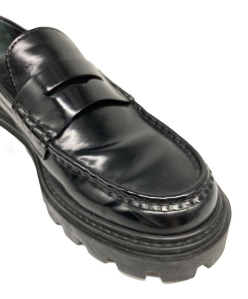 TOD'S（トッズ）TOD'S (トッズ) ゴマペザンテ ローファー ブラック サイズ:36の古着・服飾アイテム