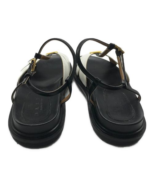 MARNI（マルニ）MARNI (マルニ) フラワーサンダル ブラック サイズ:35の古着・服飾アイテム