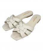 Saint Laurent Parisサンローランパリ）の古着「フラットサンダル」｜ホワイト