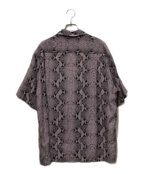 WACKO MARIA（ワコマリア）WACKO MARIA (ワコマリア) HAWAIIAN SHIRT S/S パープル×ブラック サイズ:Mの古着・服飾アイテム