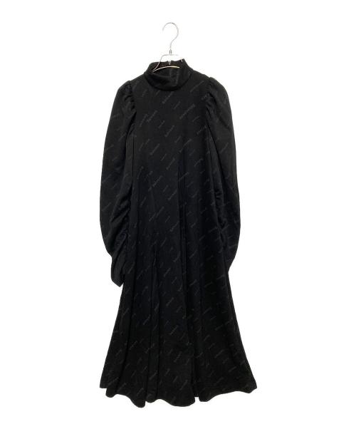 SEIVSON（セイヴソン）Seivson (セイヴソン) ロゴワンピース ブラック サイズ:Ｓの古着・服飾アイテム