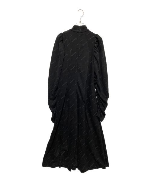 SEIVSON（セイヴソン）Seivson (セイヴソン) ロゴワンピース ブラック サイズ:Ｓの古着・服飾アイテム